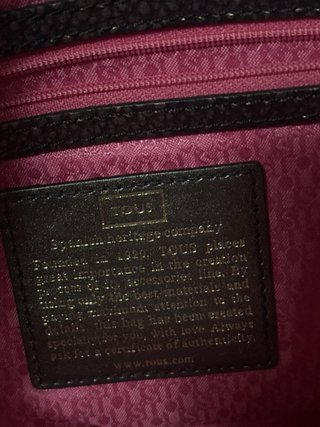 Bolso Tous de piel MADE IN ITALY