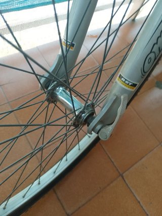 Bicicleta Decathlon Blanca