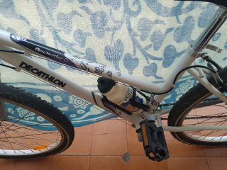 Bicicleta Decathlon Blanca