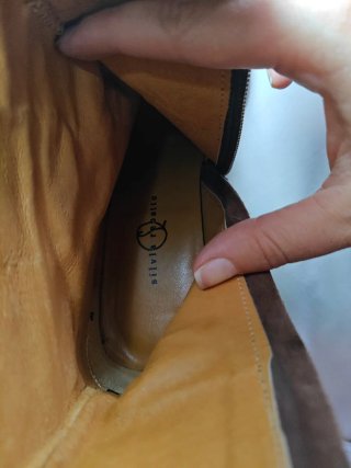 Botines piel mujer vintage marrón talla 39