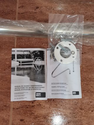Baranda de piscina metálica