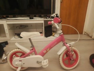 Bicicleta infantil rosa