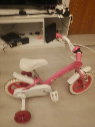 Bicicleta infantil rosa