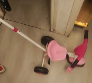 Bicicleta infantil rosa