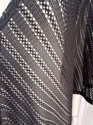 Vestido playero Zara M negro