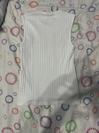 Camiseta tirantes Bershka blanca