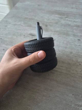 Portapenne vintage gomme