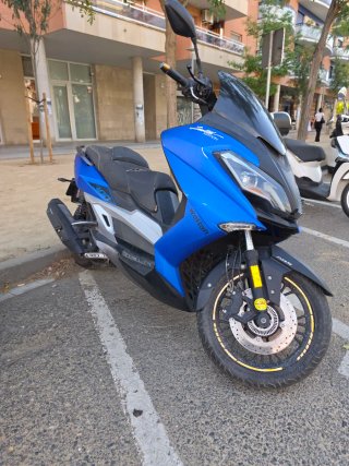 Wottan Storm S 300 Maxi Scooter Azul/Negro
