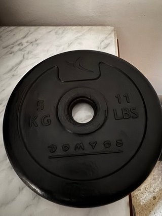 Disco de peso DOMYOS 5 kg / 11 lbs
