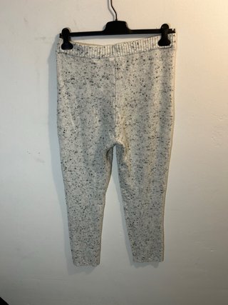 Conjunto cárdigan L y pantalón XL blanco
