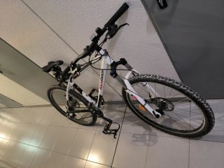 Bicicleta Rockrider Blanca