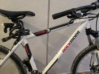 Bicicleta Rockrider Blanca