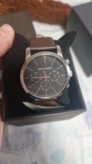 Reloj Mark Vaddox Negro y Marrón