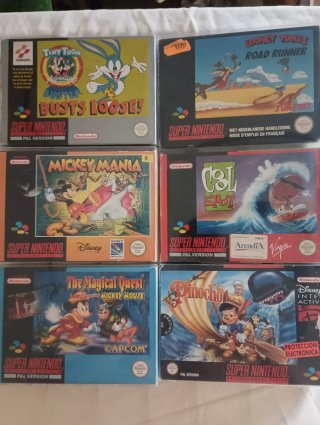 Lote 32 Juegos Super Nintendo SNES