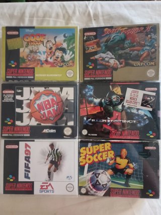 Lote 32 Juegos Super Nintendo SNES