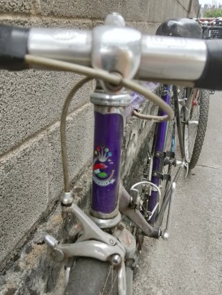 Bicicleta de carretera clásica contini