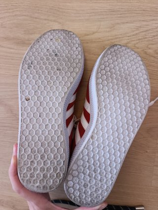 Zapatillas tipo Gazelle Rojas (como adidas (FAL))