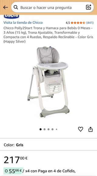 Trona Chicco Polly 2 Start