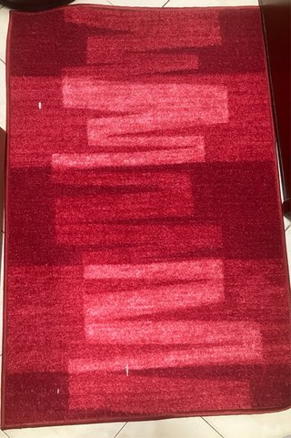 Tappeto passatoia rosso 67x100 cm