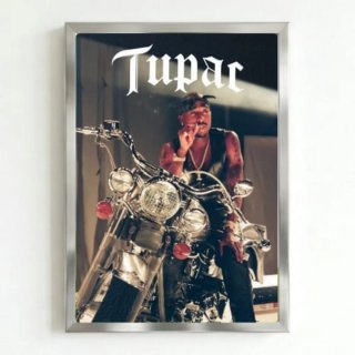 Quadro Tupac con cornice