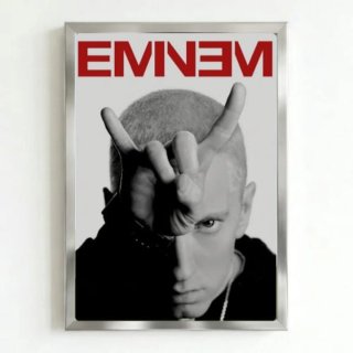 Poster Eminem con cornice