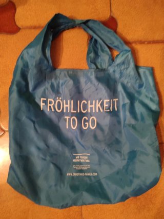 Borsa mare blu Fröhlichkeit to go