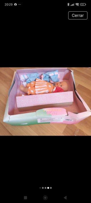 Muñeca Bebé La Boutique de Mery con vestidos Nueva