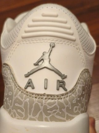 Zapatillas Jordan Air 3 Beige Blanco