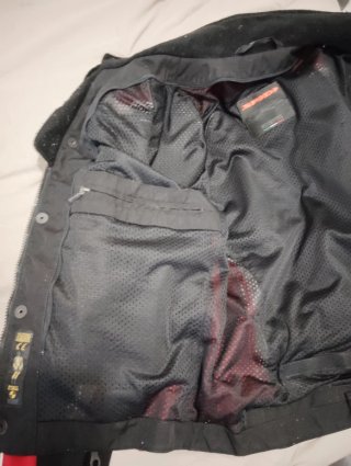 Chaqueta Spidi Negra y Roja Talla M