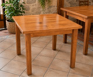 Mesa de madera pino macizo