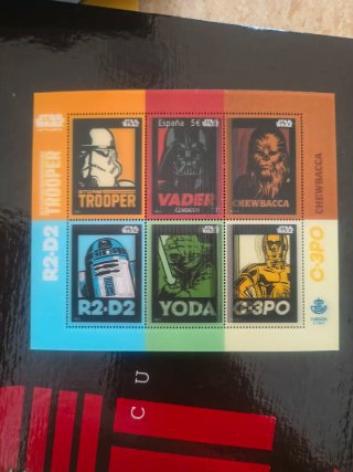 Sello Star Wars: Stormtrooper, Vader, Chewbacca