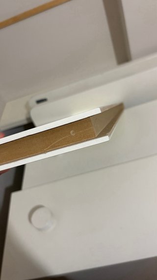 7 Baldas Madera Lacada Blanca
