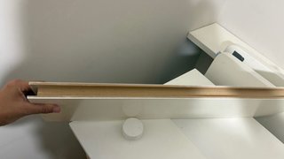 7 Baldas Madera Lacada Blanca