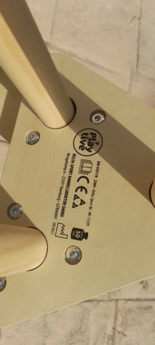Triángulo de escalada infantil madera