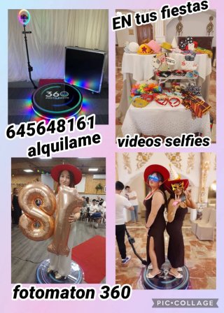Fotomaton 360 para fiestas