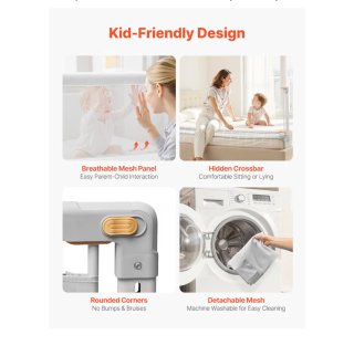 Barandilla Cama Infantil VEVOR 2m