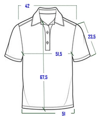 Polo manga corta. Spagnolo. Talla S