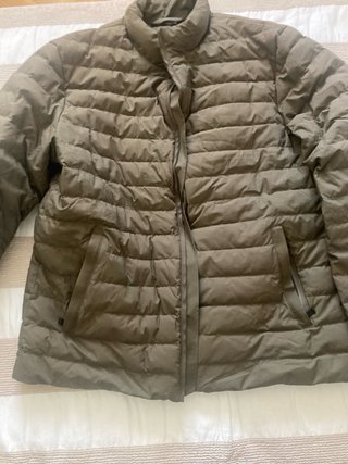 Chaqueta acolchada verde oliva
