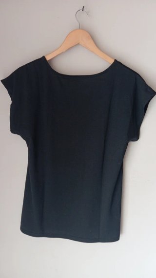Conjunto Falda Leopardo y Camiseta Negra M