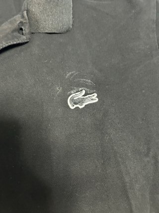 Polo Lacoste nera – Taglia XL