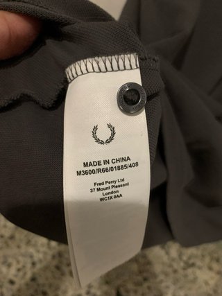 Polo Fred Perry Gris