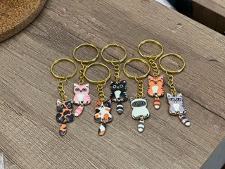 Llaveros de gatos Kawaii