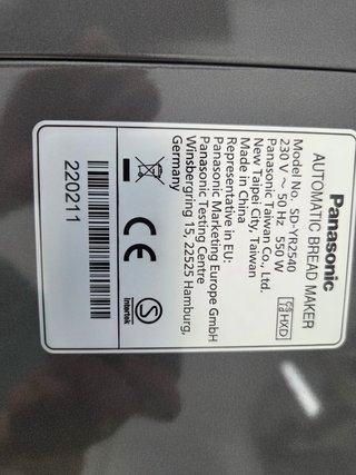 Panificadora Panasonic Automática Nueva