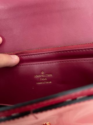 Louis Vuitton Cartera Roja/Fucsia