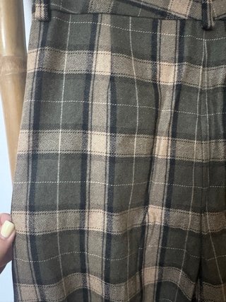 Pantalón Lana Zara Cuadros
