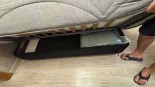 Sofá Cama Gris con Arcón