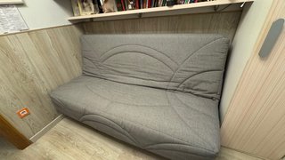 Sofá Cama Gris con Arcón