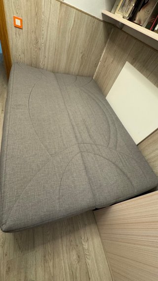 Sofá Cama Gris con Arcón