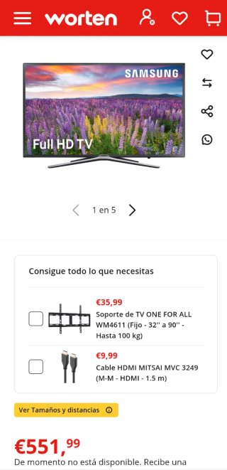 Samsung 55 Smart TV 4K UHD HDR+