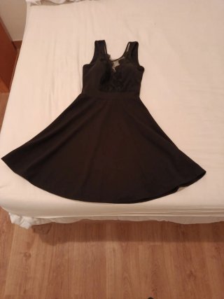 Vestido Negro Fiesta Talla M